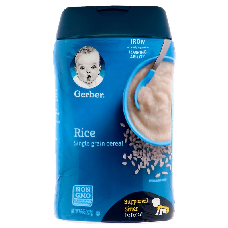 GERBER RICE CEREAL 8OZ