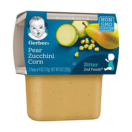 GERBER 2ND FOODS PEAR ZUCCHINI CORN 2PK*4OZ