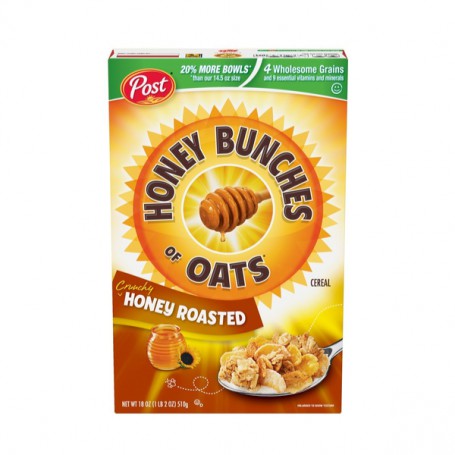 HONEY BUNCHES OF OATS HONEY ROASTED 18OZ