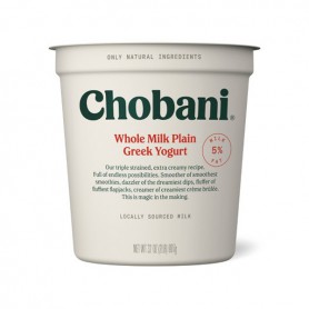 CHOBANI WHOLE GREEK YOGURT 32OZ