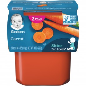 GERBER 2ND FOODS CARROT 2PK*4OZ