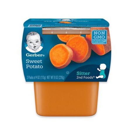 GERBER 2ND FOODS SWEET POTATO 2PK*4OZ