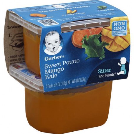 GERBER 2ND FOODS SWEET POTATO MANGO KALE 2PK*