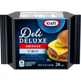 KRAFT DELI DELUXE AMERICAN YELLOW SLICES 16OZ