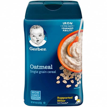 GERBER INFANT OATMEAL CER. PC (8 OZ)