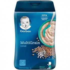 GERBER INFANT MULTIGRAIN CER PC (8 OZ)