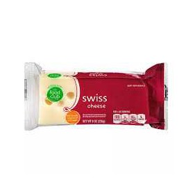 FDC CHEESE CHUNK SWISS 8oz