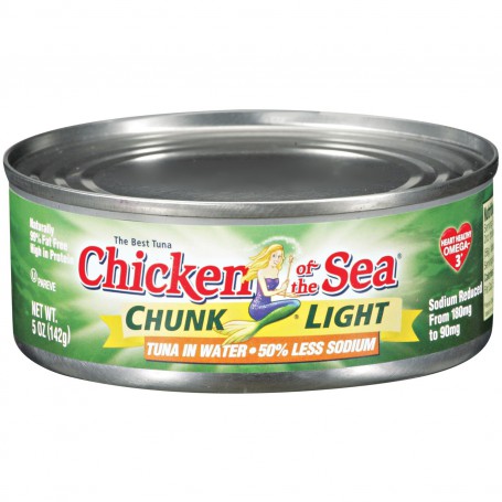 COS CHK LIGHT TUNA 50%LS 5 OZ