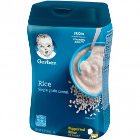 GERBER INFANT CEREAL RICE PC (8 OZ)