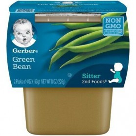 GERBER 2ND GREEN BEANS 4 OZ 2PK