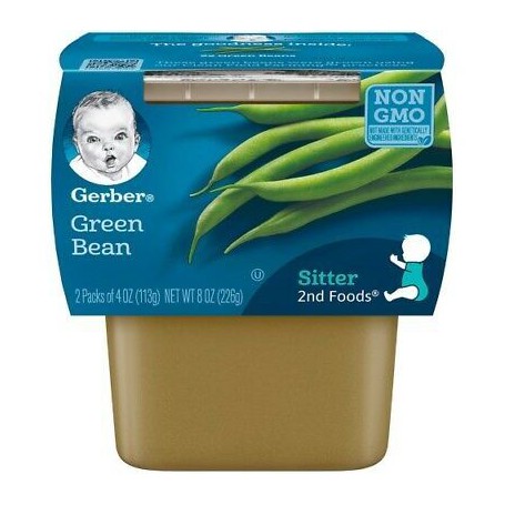 GERBER 2ND GREEN BEANS 4 OZ 2PK