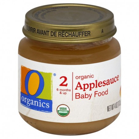 O ORGANICS APPLESAUCE (4 OZ)