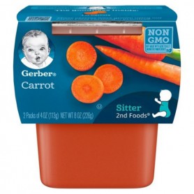 Gerber Carrots 2 pack(8OZ)