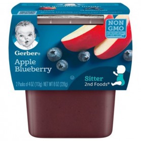 Gerber Apple Blueberry 2 pack (8OZ)