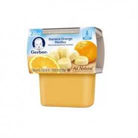 Gerber Banana Orange Medley 2 pack(8OZ)