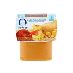 Gerber Apple Peach Squash 2 pack (8OZ)