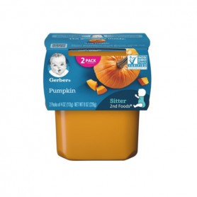 Gerber 2nd Foods Pumpkin 2-pack (8OZ)