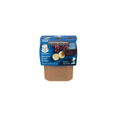 Gerber Banana Plum Grape2 pack (8OZ)