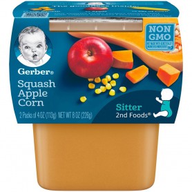 Gerber 2nd Foods Squash, Apple, Corn 2 pack(8OZ)