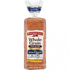 Pepperidge Farm 100% Whole Wheat Bread Thin Sliced(22OZ)