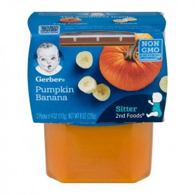 Gerber 2nd Foods Pumpkin Banana 2 pack (8OZ)