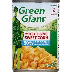 Green Giant Whole Kernel Sweet Corn, 50% Low Sodium (15.25OZ)