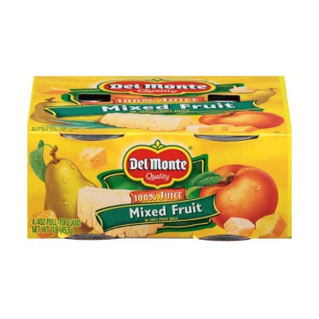 Del Monte Mixed Fruit in 100% Juice(16OZ)