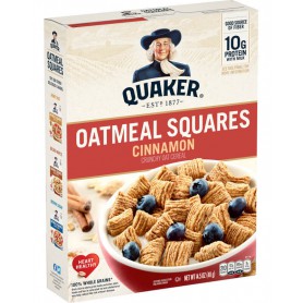 Quaker Oatmeal Squares - Cinnamon (14.5OZ)