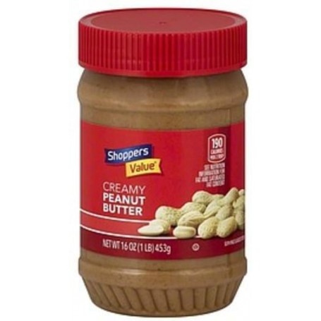 Shoppers Value Creamy Peanut Butter (16OZ)