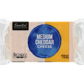 Essential Everyday Medium Cheddar Cheese(16OZ)
