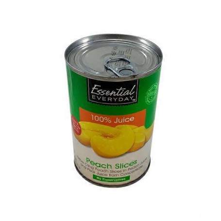 Essential Everyday Yellow Cling Peach Slices in Juice(15OZ)