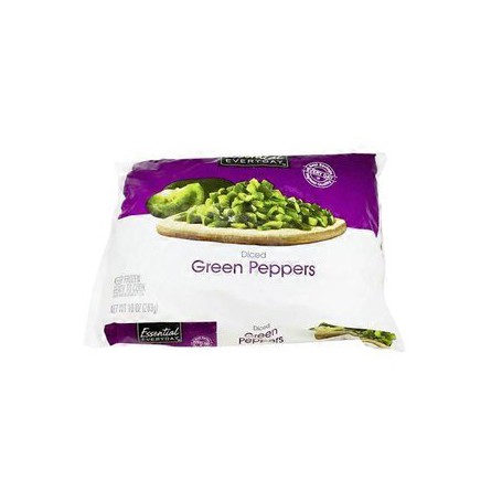 Essential Everyday GREEN PEPPERS DICED(10OZ)