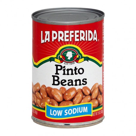 La Preferida Pinto Beans, Low Sodium (15OZ)