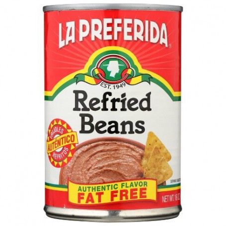 La Preferida Fat Free Refried Beans(16OZ)