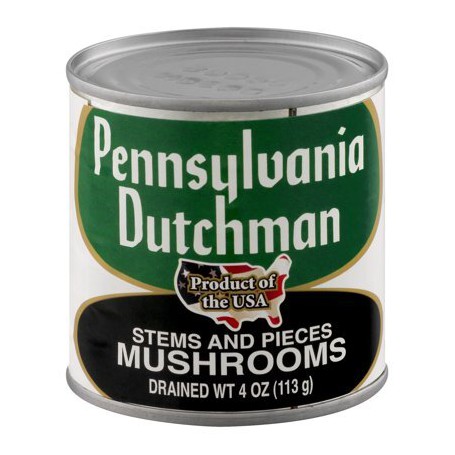 Pennsylvania Dutchman Stems and Pieces Mushrooms(4OZ)