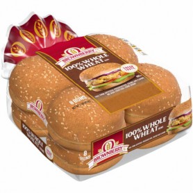 Brownberry 100% Whole Wheat Sandwich Buns (16OZ)