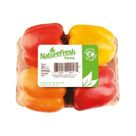 Nature Fresh Farms Rainbow Bell Peppers(4PK)