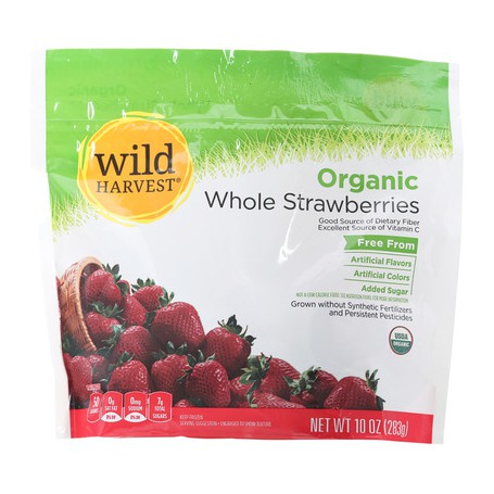 Wild Harvest Whole Strawberries Organic(10OZ)