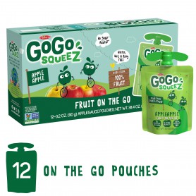 Gogo Squeez Applesauce Pouches 12 pk(12PK)