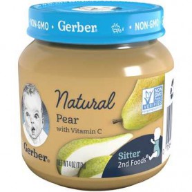 GERBER 2ND FOODS PEAR (4 OZ)