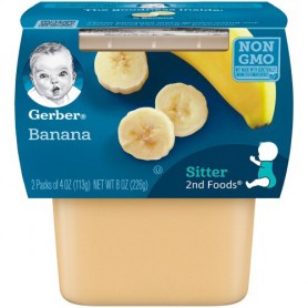 GERBER 2ND BANANA 4 OZ 2 PK