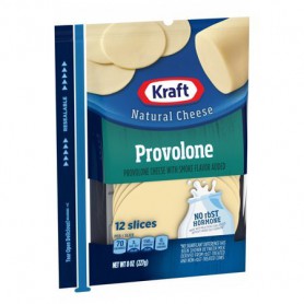 KRAFT NATL PROVOLONE SLICE 8 OZ 