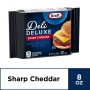 KRAFT DELI DLX SL SHRP CHEDD 12 SL (8 OZ)