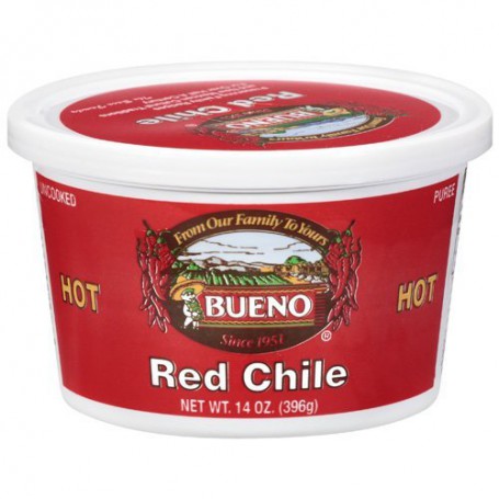 BUENO RED CHILE HOT PUREE 14 OZ