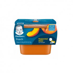 GERBER 1ST PEACHES 2 OZ 2PK