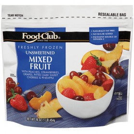 FOOD CLUB UNSWEETENED MIXED FRUIT