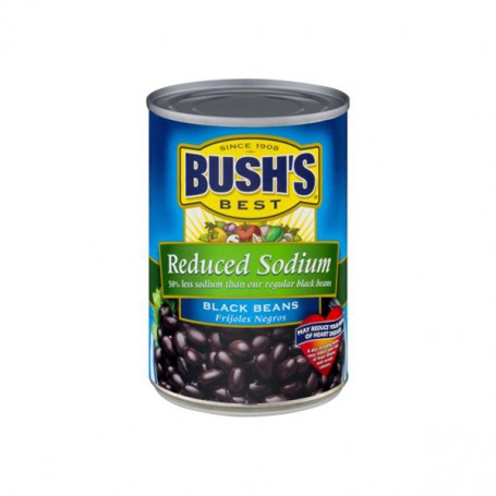 BUSHS LOW SOD BLACK BEANS (15 OZ)
