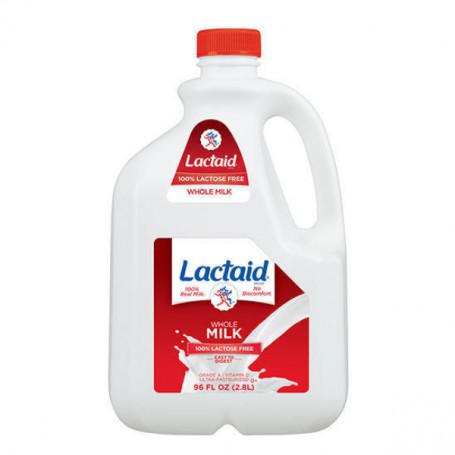 LACTAID WHOLE MILK 100% LACFRE (0.75 GAL)