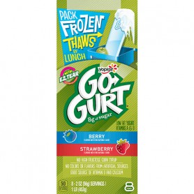 YOPLAIT GOGURT BERRY STRAWBERY 8-2 OZ TUBES