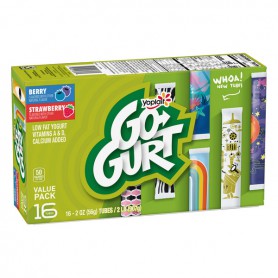 YOPLAIT GOGURT LF STRBERY VANILLA 16-2 OZ TUBES